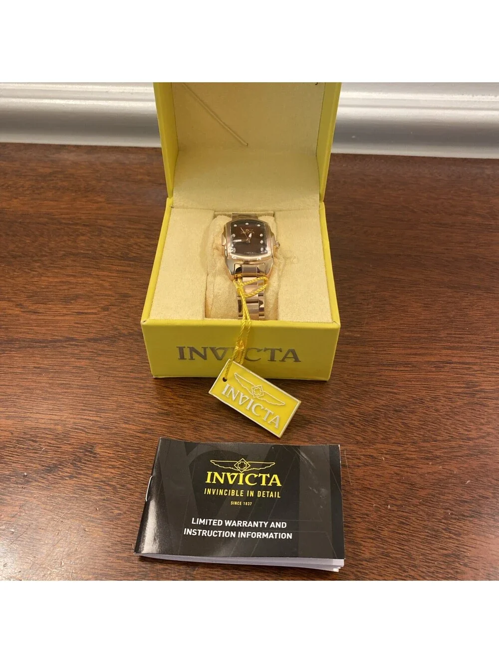 Invicta Lupah Rose Gold Special Edition Women’s 100M Watch W/Box Papers
